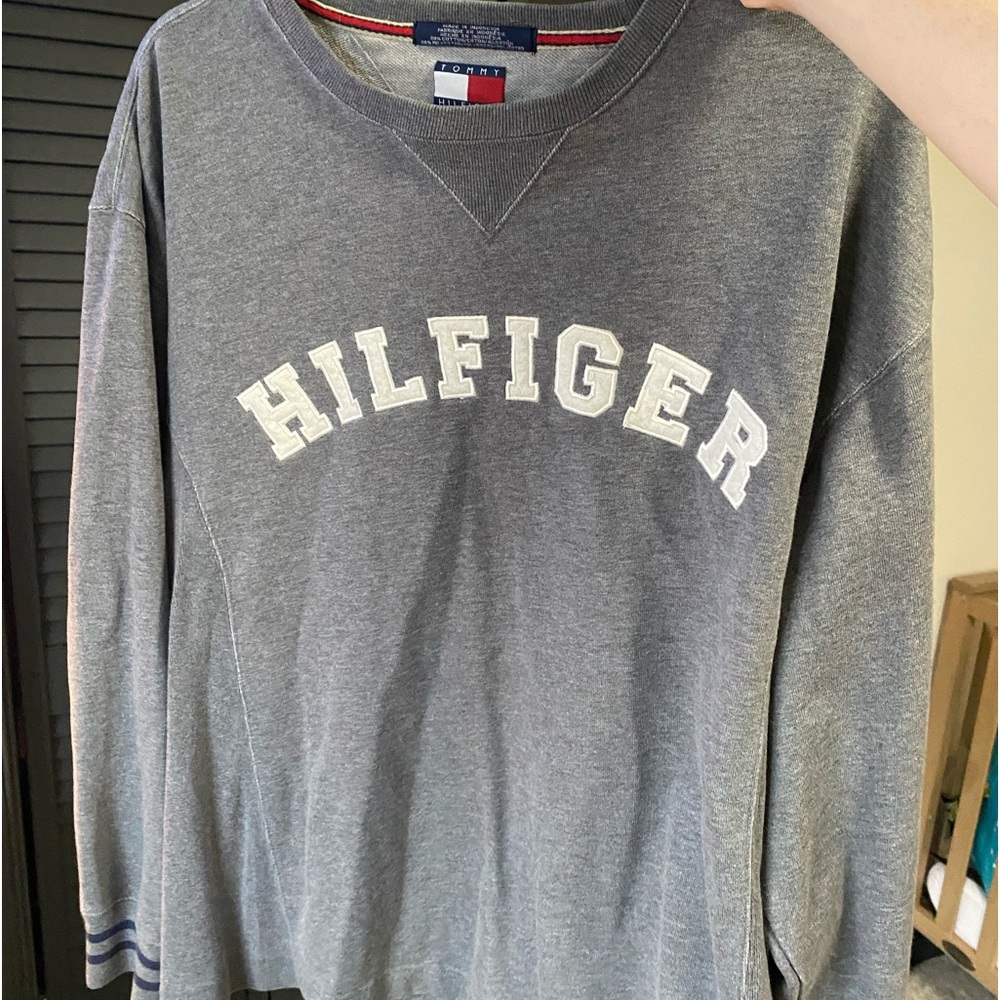 Oversized Vintage Tommy Hilfiger Sweatshirt Crewneck